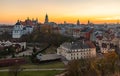 Lublin Old Town Sunset Royalty Free Stock Photo