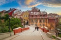 Lublin Old Town at sunset. Poland Royalty Free Stock Photo