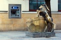 Street fountain in Lublin, Poland