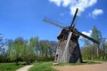 LUBLIN, POLAND - APRIL 27: Windmill in the open-air museum of lu