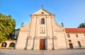 Ancient Capuchin church of St. Peter and St. Paul, Lublin, Poland. Royalty Free Stock Photo