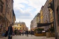 LUBLIN, POLAND- 07 july 2017- the main street in Lublin old town