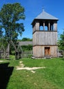 Lublin, Poland: Wooden Belltower and Gate