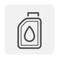 Lubricant oil icon Royalty Free Stock Photo