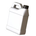 Lubricating oil bottle on white background