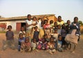 Lubumbashi, Democratic Republic of Congo: Group of children posing for the camera