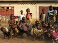 Lubumbashi, Democratic Republic of Congo: Group of children posing for the camera