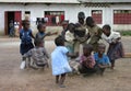 Lubumbashi, Democratic Republic of Congo: Group of children playing