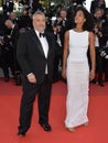 Luc Besson & Virginie Silla Royalty Free Stock Photo