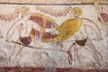 Lucanian fresco tomb painting. Paestum. Salerno. Campania. Italy