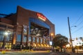 Lucas Oil Stadium in downtown of Indianapolis, Indiana Royalty Free Stock Photo