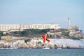 Lucas stunt plane performing in Fleet Week air show Royalty Free Stock Photo