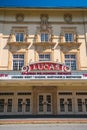 Lucas Theatre on Abercorn Street in the historic downtown Savannah Royalty Free Stock Photo