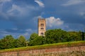 Lucca ancient walls with tower