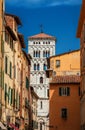 Lucca historic center with St. Michael bell tower