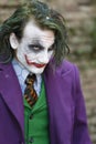 Lucca, Italy - 2018 10 31 : Lucca Comics free cosplay event around city Joker Batman