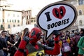 Cosplay disguised by Deadpool at Lucca Comics & Games 2018