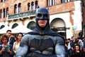 Cosplay masked by the superhero Batman at Lucca Comics & Games