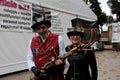 A pair of cosplay dressed in Steampunk style at the Lucca Comics & Games