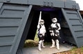 Two cosplay dressed as soldiers of the Star Wars saga at the Lucca Comics & Games