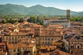 Lucca (Tuscany Italy) panorama Royalty Free Stock Photo