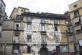 Luce art piece in Piazza Sanita