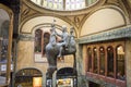 Lucerna Passage Prague the Statue of King Wenceslas Riding an Upside-Down Dead Horse, Czeck Republic Royalty Free Stock Photo