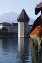 Lucerne bridge tower