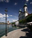 Lucerne Jesuit Church Royalty Free Stock Photo