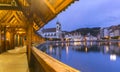 Lucerne in the morning, Switzerland Royalty Free Stock Photo