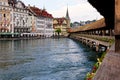 Lucerne - a pearl among Swiss cities Royalty Free Stock Photo