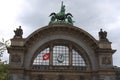 Lucerne trian station in a summer day, Switzerland. Royalty Free Stock Photo