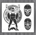 Lucha Libre Royalty Free Stock Photo