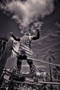 Lucha Libre Wrestler in Old Town San Diego, California, USA