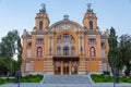 Lucian Blaga National Theatre in Romanian town Cluj-Napoca Royalty Free Stock Photo