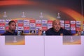 Luciano Spalletti and Bruno Peres Royalty Free Stock Photo