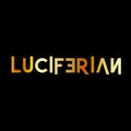 Luciferian- A symbol of satanic god Lucifer in gold