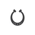 Luck horseshoe vector icon