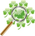 Luck search - four leaf of clover