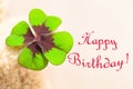 Lucky Birthday Card Image Motif