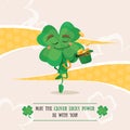 Lucky clover dancing irish dance