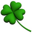 Lucky clover leaf