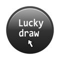 Lucky draw button Royalty Free Stock Photo
