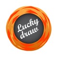 Lucky draw colorful icon