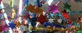 Lucky Draw Lots in Star Shape Hanging on Tree Royalty Free Stock Photo