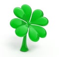 Lucky four leaf clover Royalty Free Stock Photo