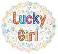 Lucky Girl - card design.
