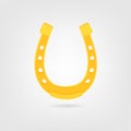 Lucky golden horseshoe icon