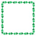 Lucky Leaf banner border decoration Royalty Free Stock Photo