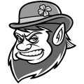 Lucky Leprechaun Mascot Illustration